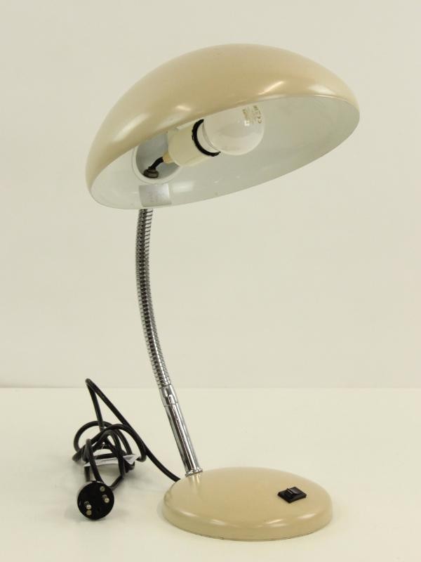 vintage bureaulamp in gooseneck industrial Bauhaus-stijl uit de jaren 1960-1970