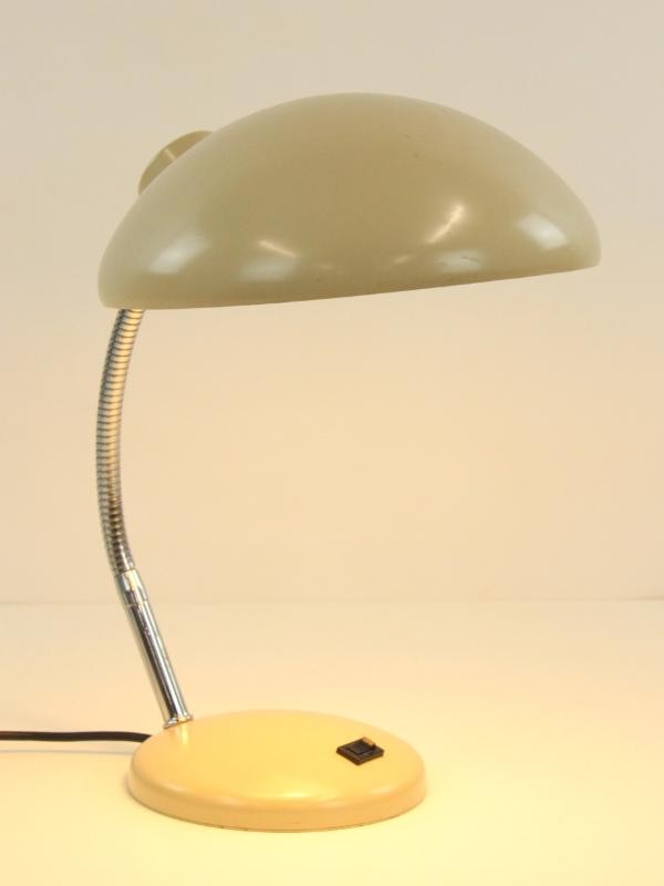 vintage bureaulamp in gooseneck industrial Bauhaus-stijl uit de jaren 1960-1970