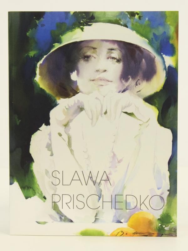 Aquarel met elegante dame - Slawa Prischedko (°1957)