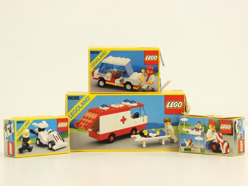 4 Kleine lego sets - Compleet