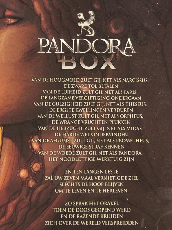 Pandora Box Comics 1-8 Nederlandstalig