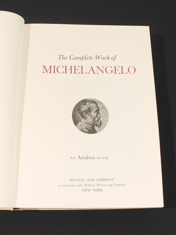 Vintage boek 'Michelangelo'