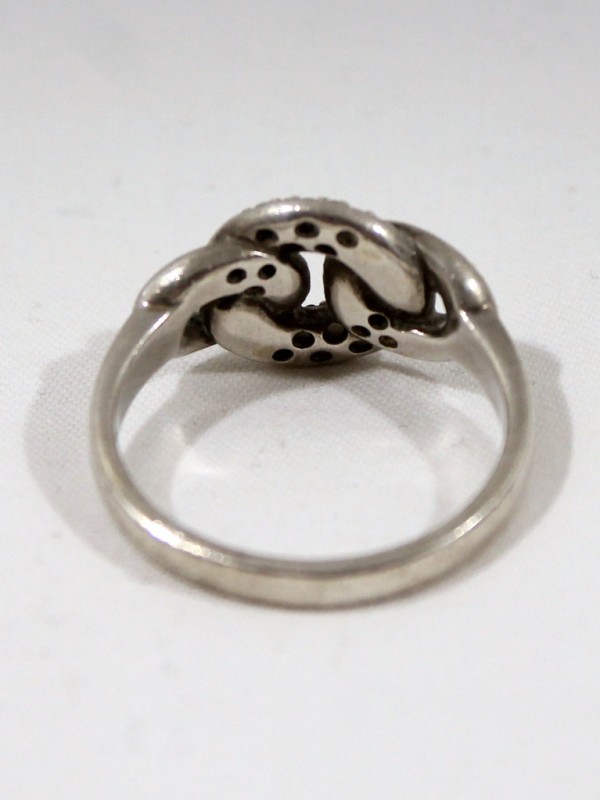 925 Zilveren Ring met Steentjes