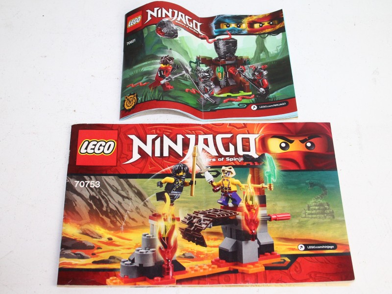 Lego Ninjago - 70621 Vermillion aanval en 70753 Lavastroom