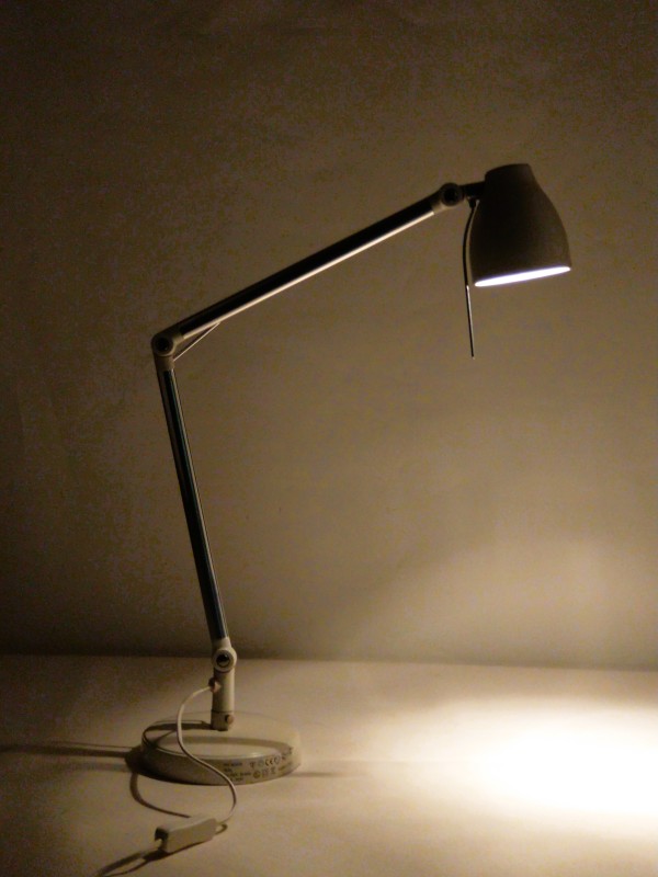 Vintage industriële bureaulamp met draaimechanisme