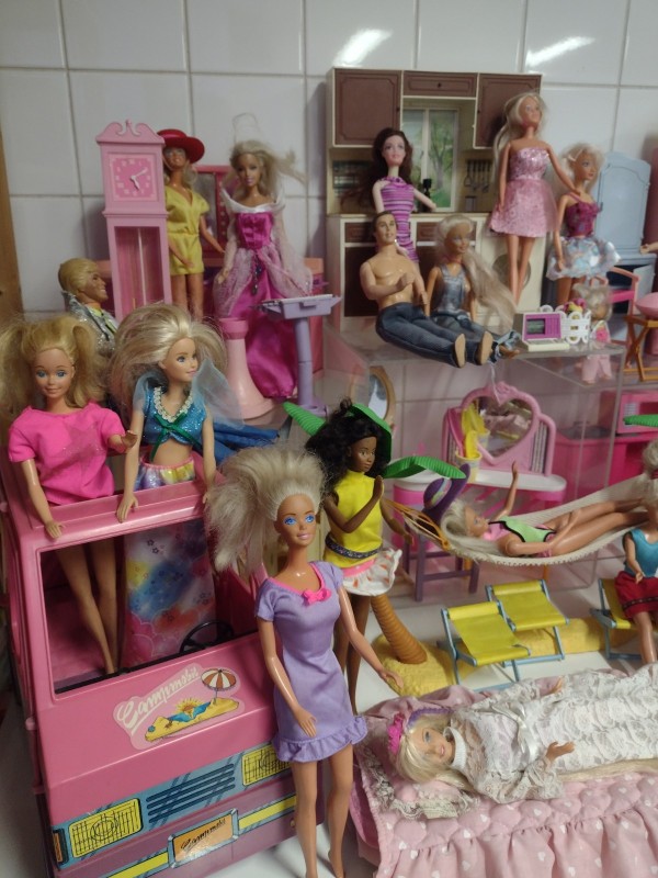 Lot vintage Barbie en vrienden