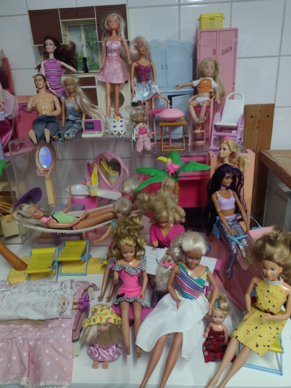 Lot vintage Barbie en vrienden