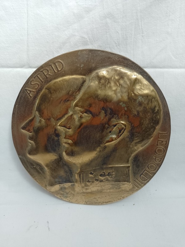 Medaille Koning Leopold III en Koningin Astrid