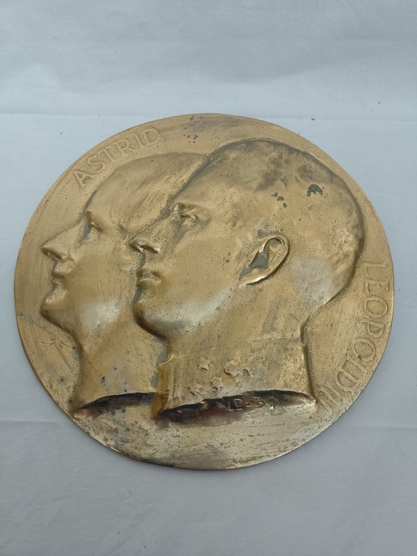 Medaille Koning Leopold III en Koningin Astrid