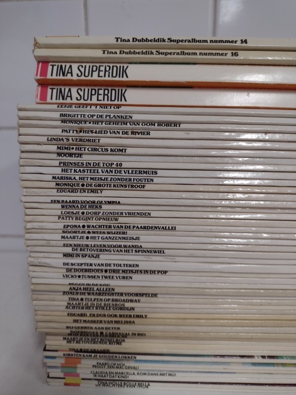 Verzameling Vintage Tina Topstrips