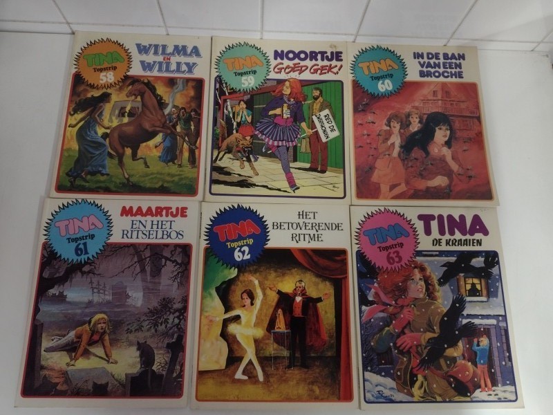 Verzameling Vintage Tina Topstrips