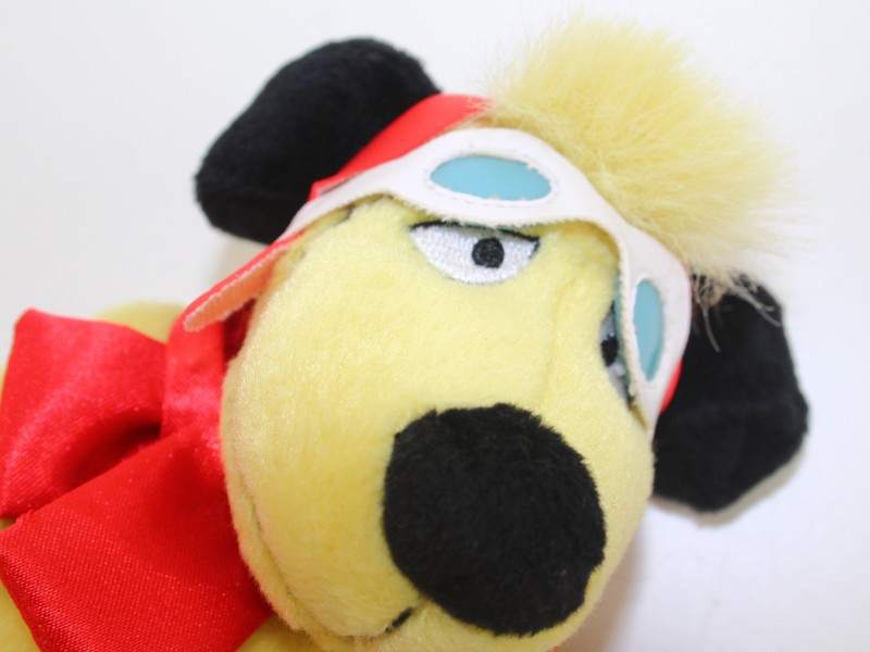 Vintage PlaybyPlay knuffels - Wacky Races Muttley en Crach Bandicoot