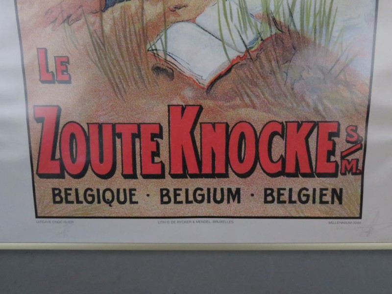 Vintage poster "Le Zoute Knokke"