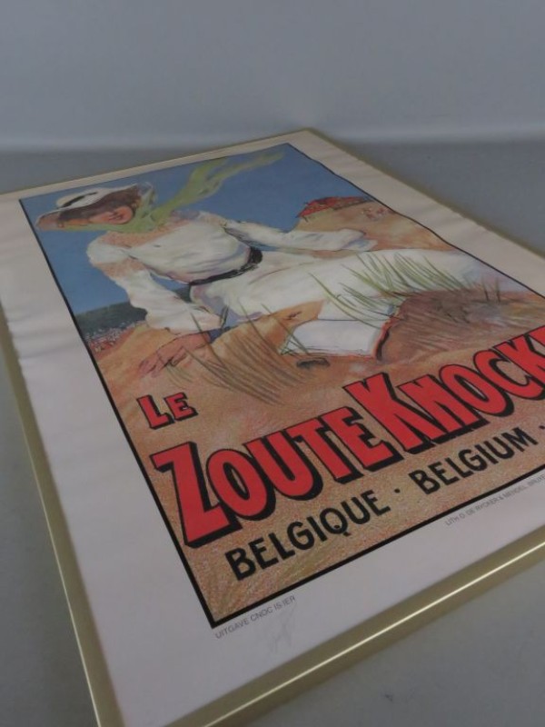 Vintage poster "Le Zoute Knokke"