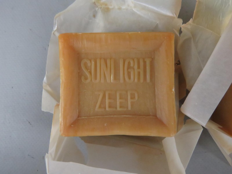 Vintage verpakking Sunlight zeep.