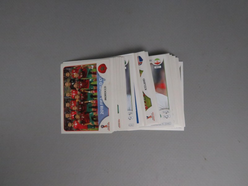 439 Panini stickers WK in Rusland 2018