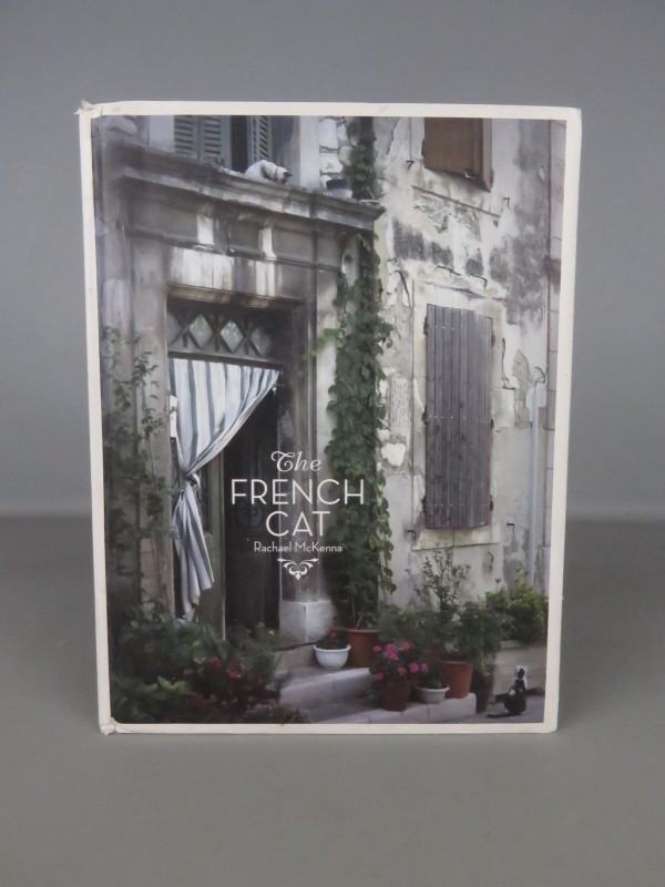 Zachte hardcover boek "The French Cat"