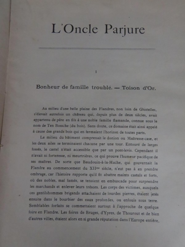 Vintage boek - Voyages et Récits-L'Oncle Parjure