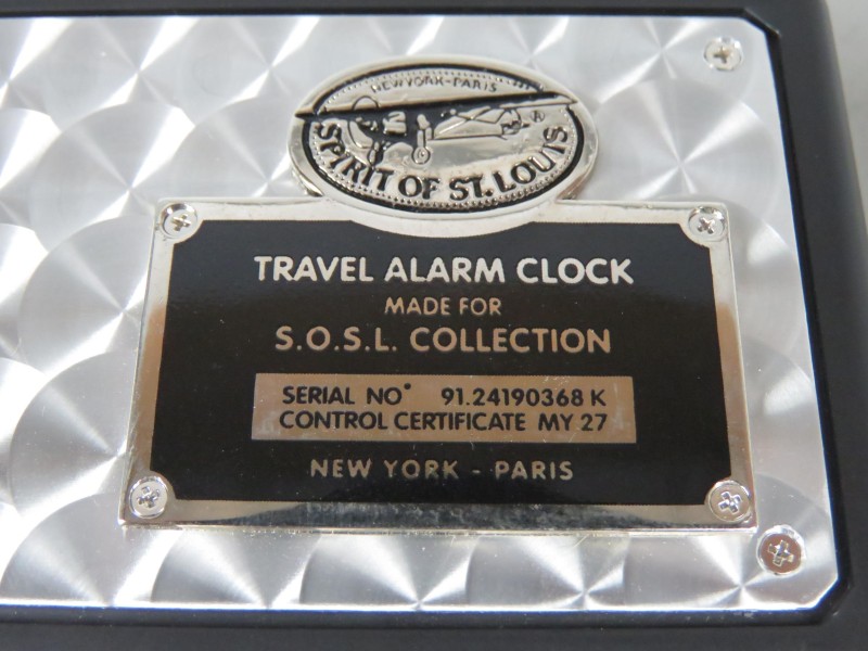 Spirit of St. Louis alarm clock (getest en werkt) in origineel doosje