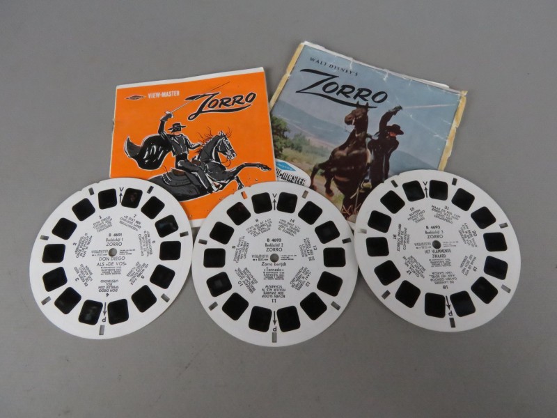 Viewmaster met 3 complete verhalen (getest en werkt)