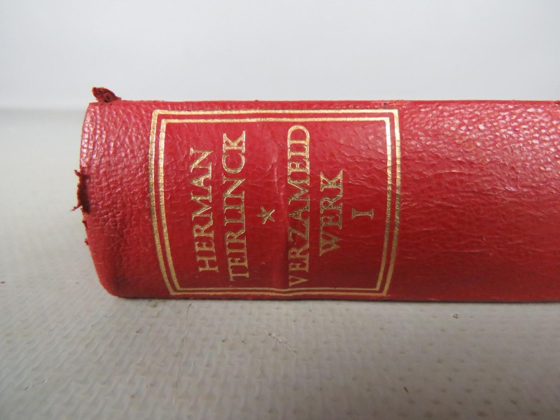 Vintage hardcover boeken "Herman Teirlinck verzamelenwerken"