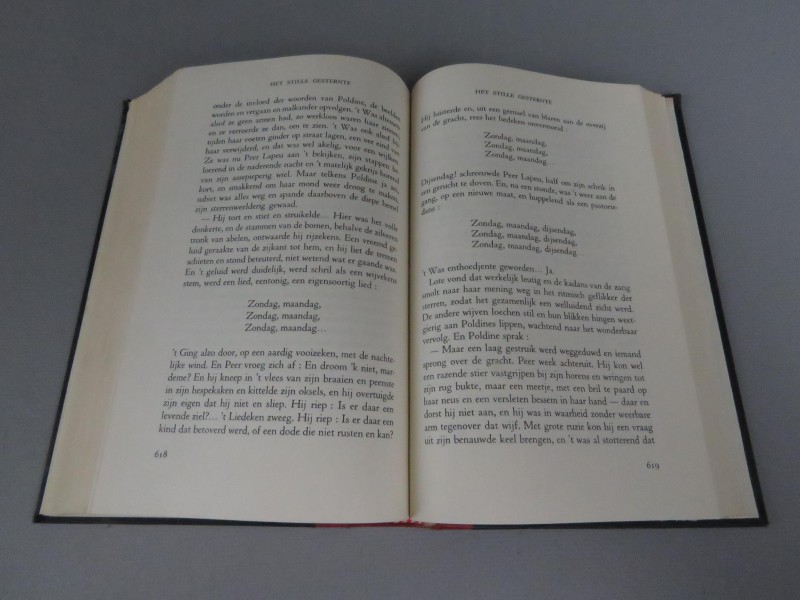 Vintage hardcover boeken "Herman Teirlinck verzamelenwerken"