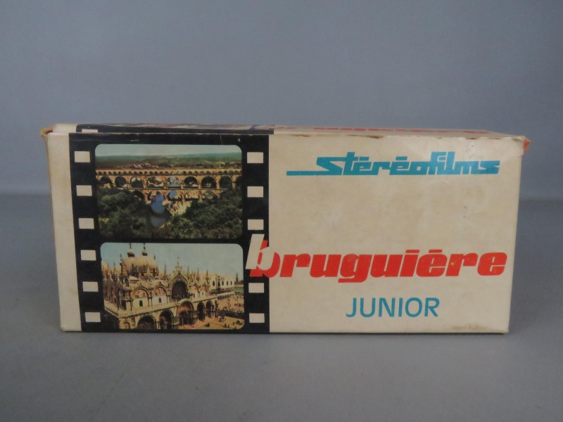 Vintage Viewmaster + 6 kaarten - Stéréofilms Bruguiére Junior.