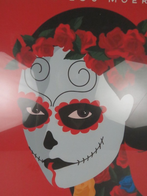 Poster "Mexico dia de los Muertos" in kader