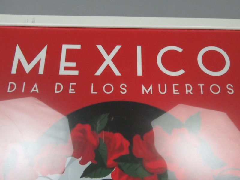 Poster "Mexico dia de los Muertos" in kader