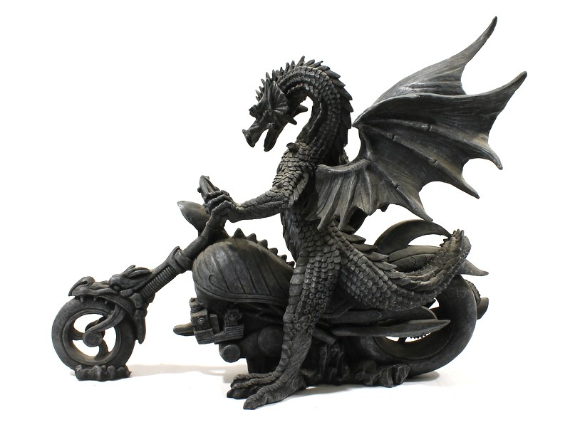 Biker Dragon sculptuur