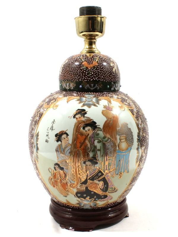 Vintage Chinese porseleinen lamp
