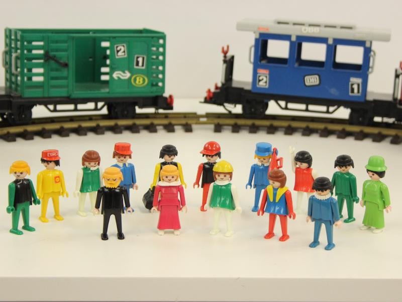 Uitgebreid Playmobil Treinspoor Lot