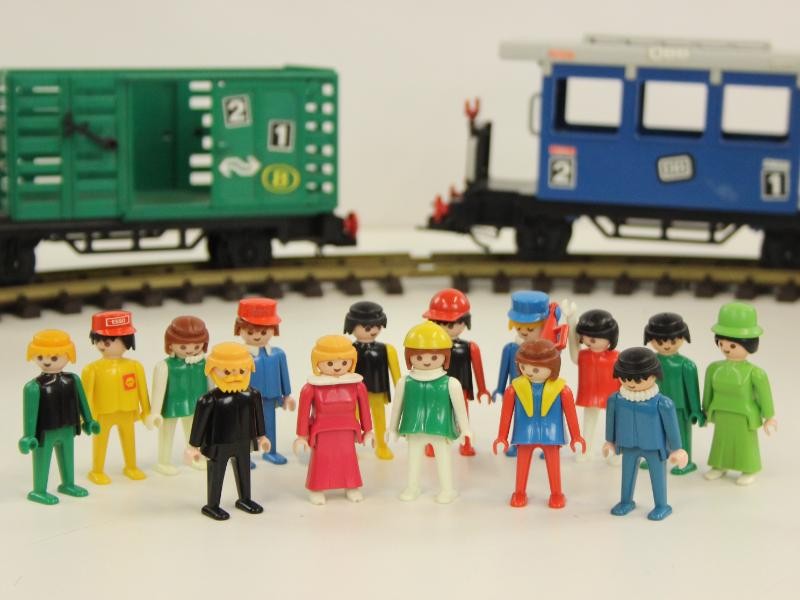 Uitgebreid Playmobil Treinspoor Lot