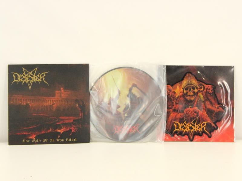 Set van 3 Desaster Lp's waaronder shaped Picture Vinyl's