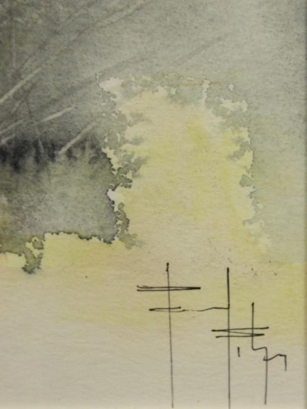 Aquarel 'Intuitif' - Pascal Pihen (°1961)