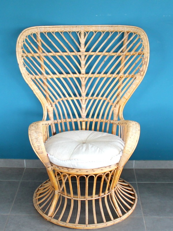 Vintage Peacock Chair