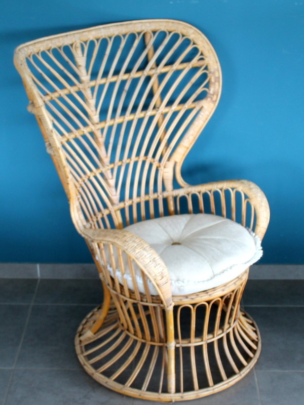 Vintage Peacock Chair