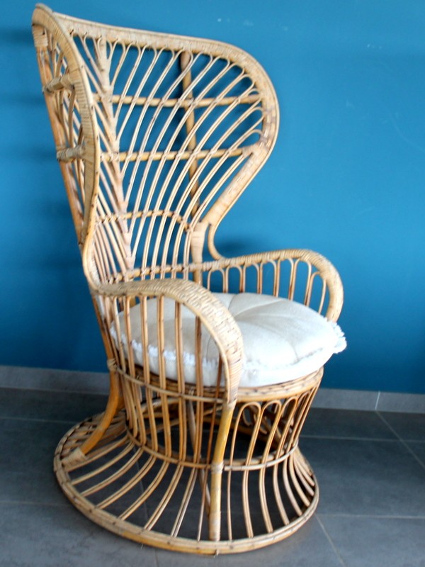 Vintage Peacock Chair