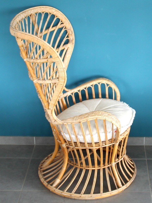 Vintage Peacock Chair