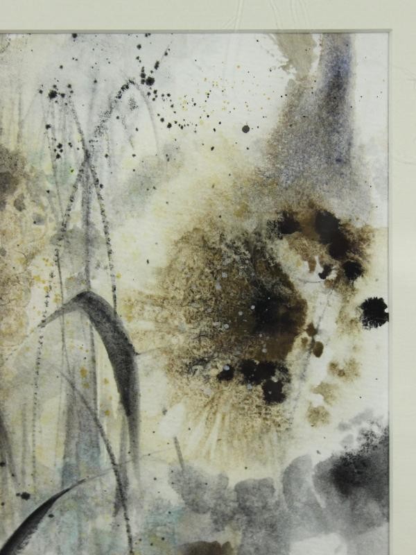 Aquarel met pluizige paardenbloemen - Diane Boilard (°1965)