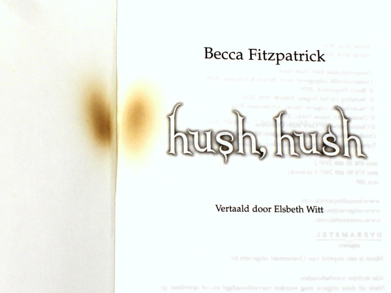 Young Adult boekenreeks 'Hush Hush' - Becca Fitzpatrick