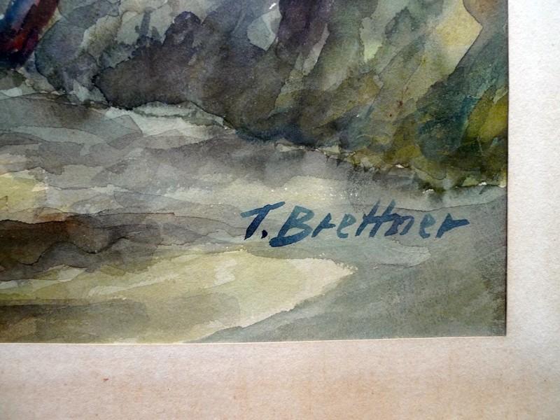 T. Brettner aquarelle