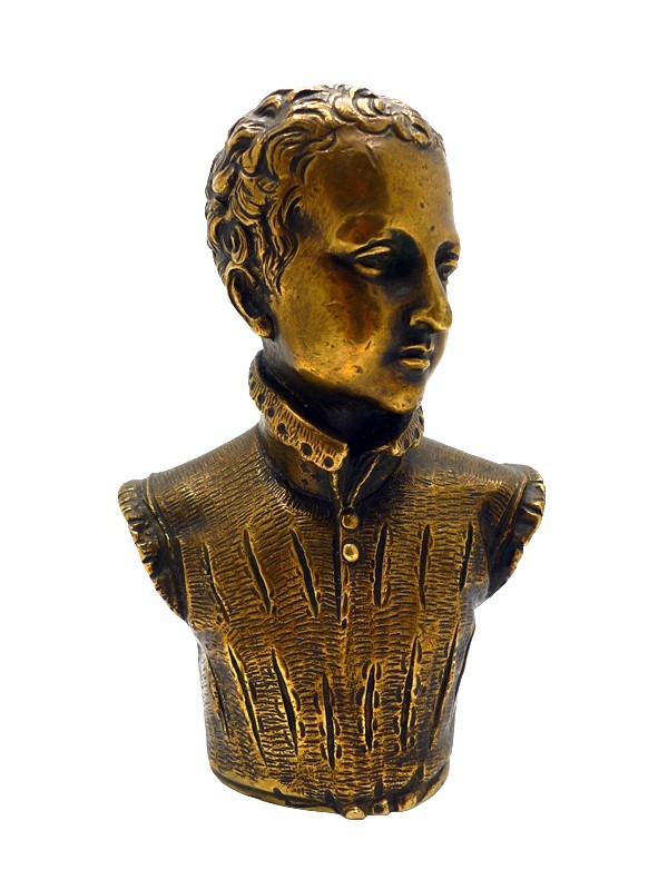 Bronzen buste Henri IV