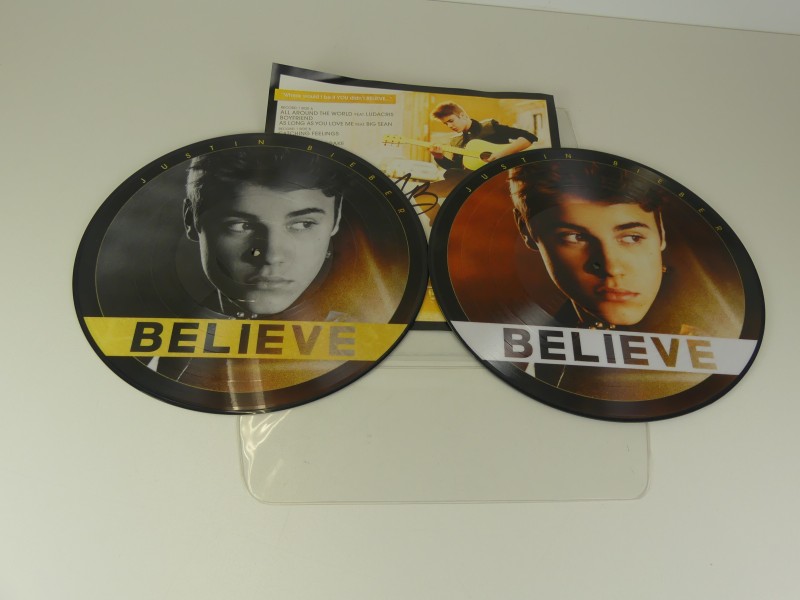 2x Picture Disc Justin Bieber 'Believe' - LP