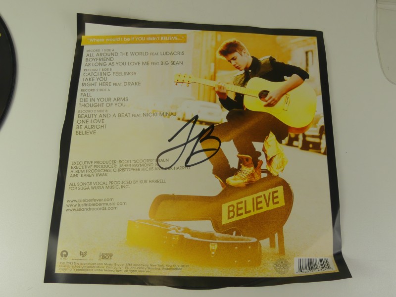 2x Picture Disc Justin Bieber 'Believe' - LP