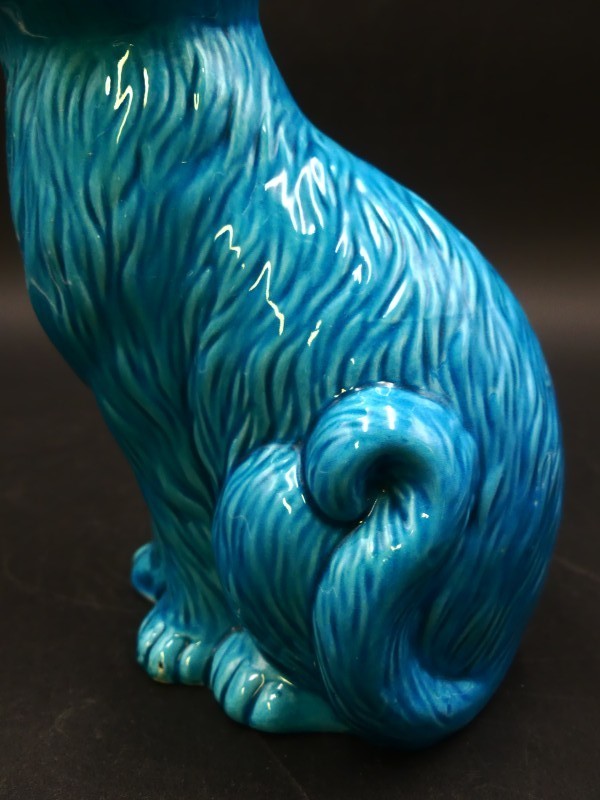 Chinese Turquoise keramische katten