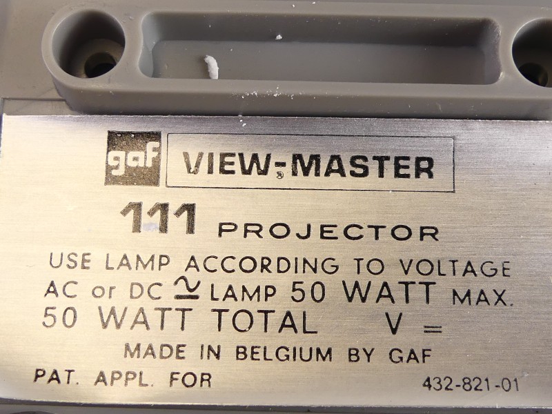 Gaf View-master Type 111 Walt Disney Theatre