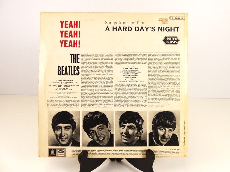 The Beatles LP - A Hard Day's Night