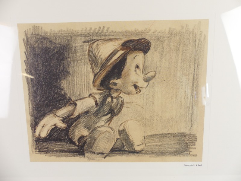 Print 'Pinocchio 1940' titel: Am I a real boy © Disney 4884