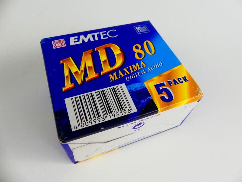 18 minidiscs TDK en EMTEC